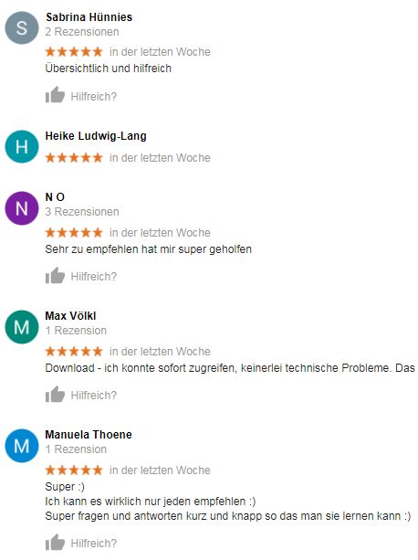 Top Prüfung Restaurantfachmann/-frau - Bewertungen 2